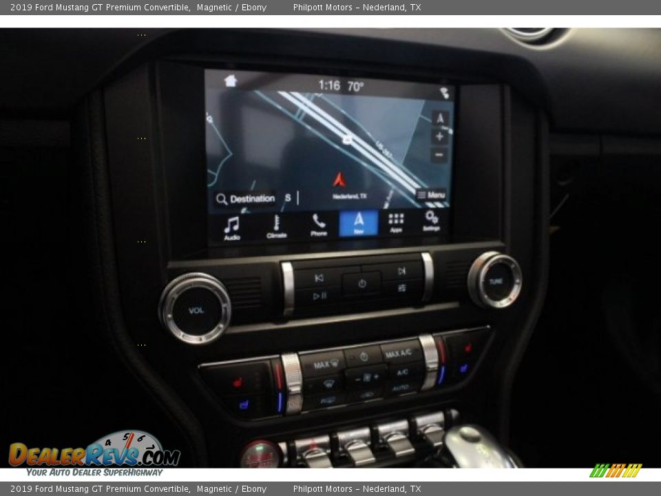 2019 Ford Mustang GT Premium Convertible Magnetic / Ebony Photo #16