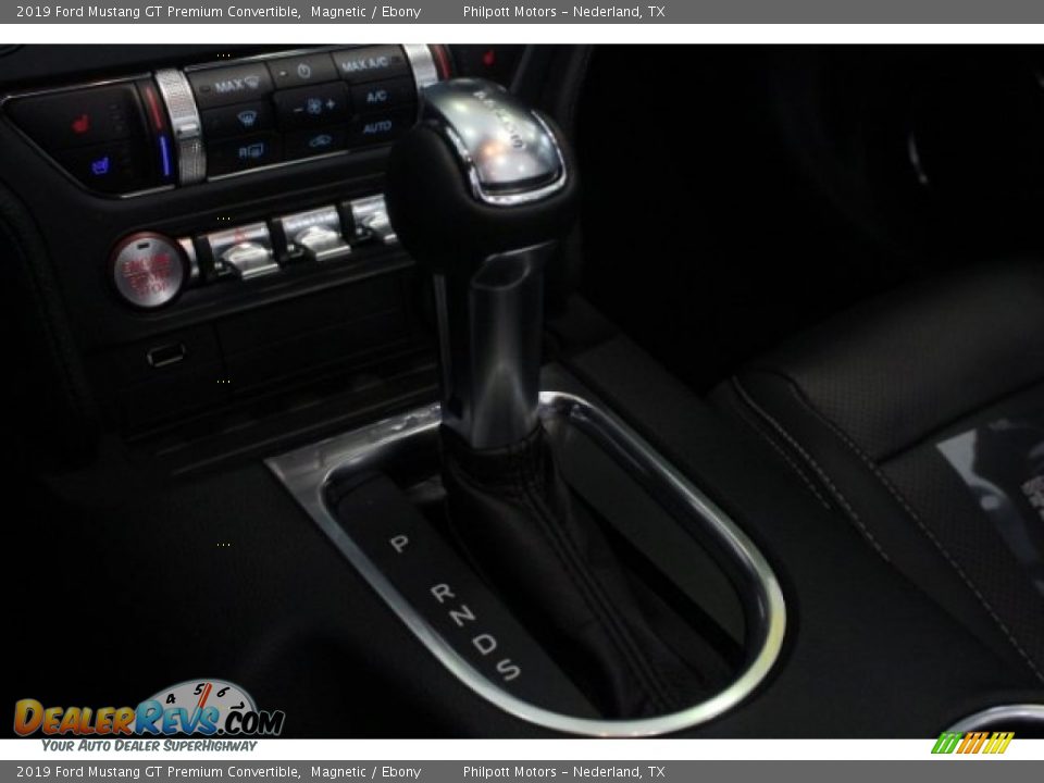 2019 Ford Mustang GT Premium Convertible Magnetic / Ebony Photo #17