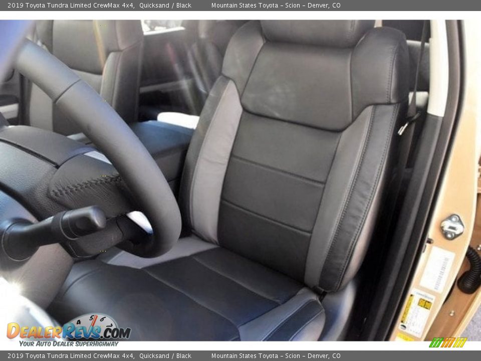 Front Seat of 2019 Toyota Tundra Limited CrewMax 4x4 Photo #7