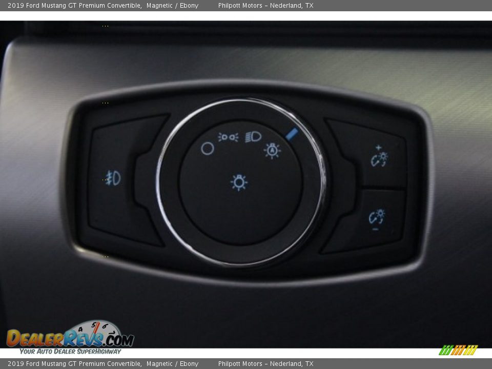 2019 Ford Mustang GT Premium Convertible Magnetic / Ebony Photo #19