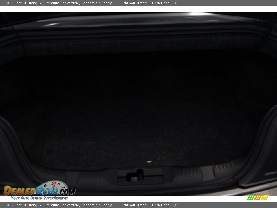 2019 Ford Mustang GT Premium Convertible Magnetic / Ebony Photo #21