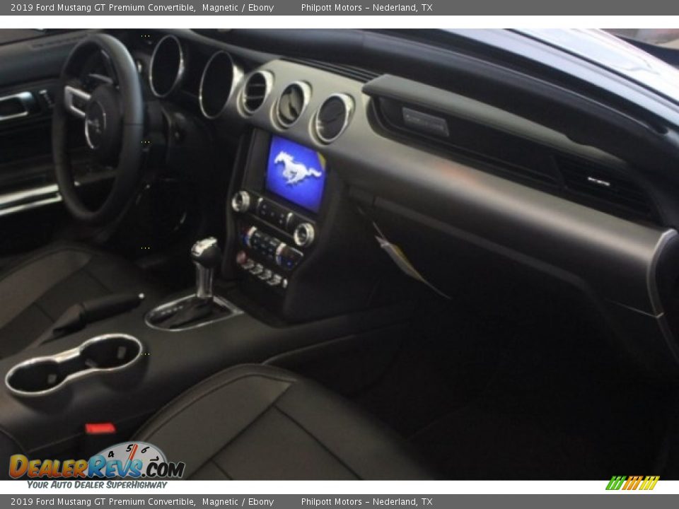 2019 Ford Mustang GT Premium Convertible Magnetic / Ebony Photo #23