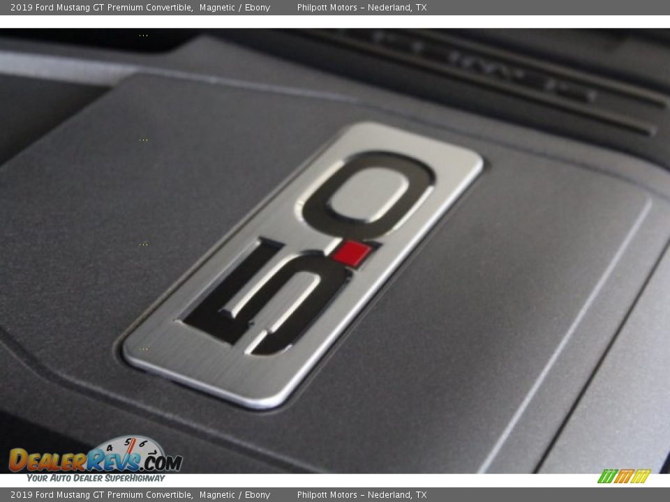 2019 Ford Mustang GT Premium Convertible Magnetic / Ebony Photo #27