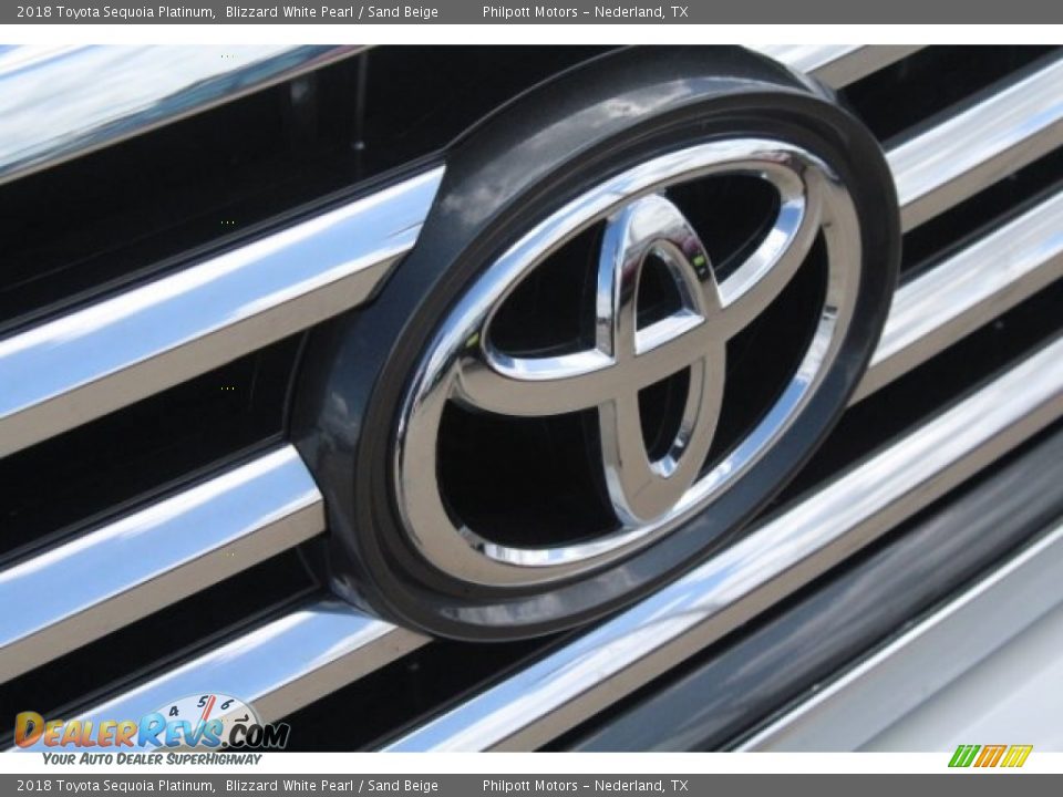 2018 Toyota Sequoia Platinum Blizzard White Pearl / Sand Beige Photo #11