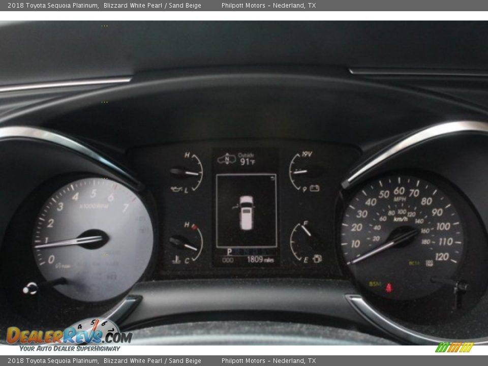 2018 Toyota Sequoia Platinum Blizzard White Pearl / Sand Beige Photo #21