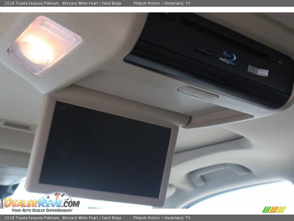 2018 Toyota Sequoia Platinum Blizzard White Pearl / Sand Beige Photo #25