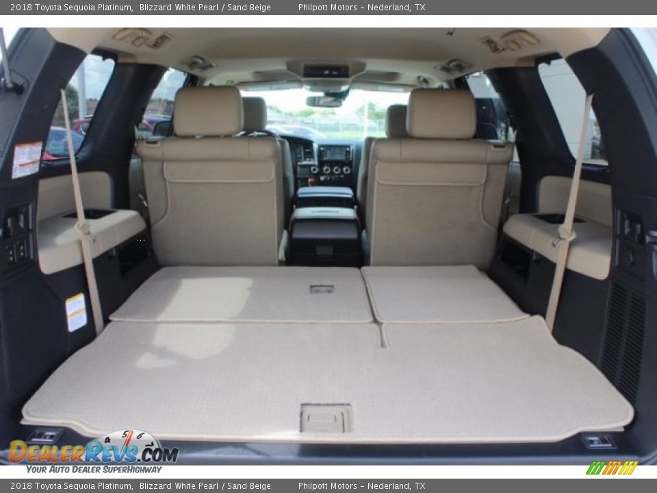 2018 Toyota Sequoia Platinum Blizzard White Pearl / Sand Beige Photo #29