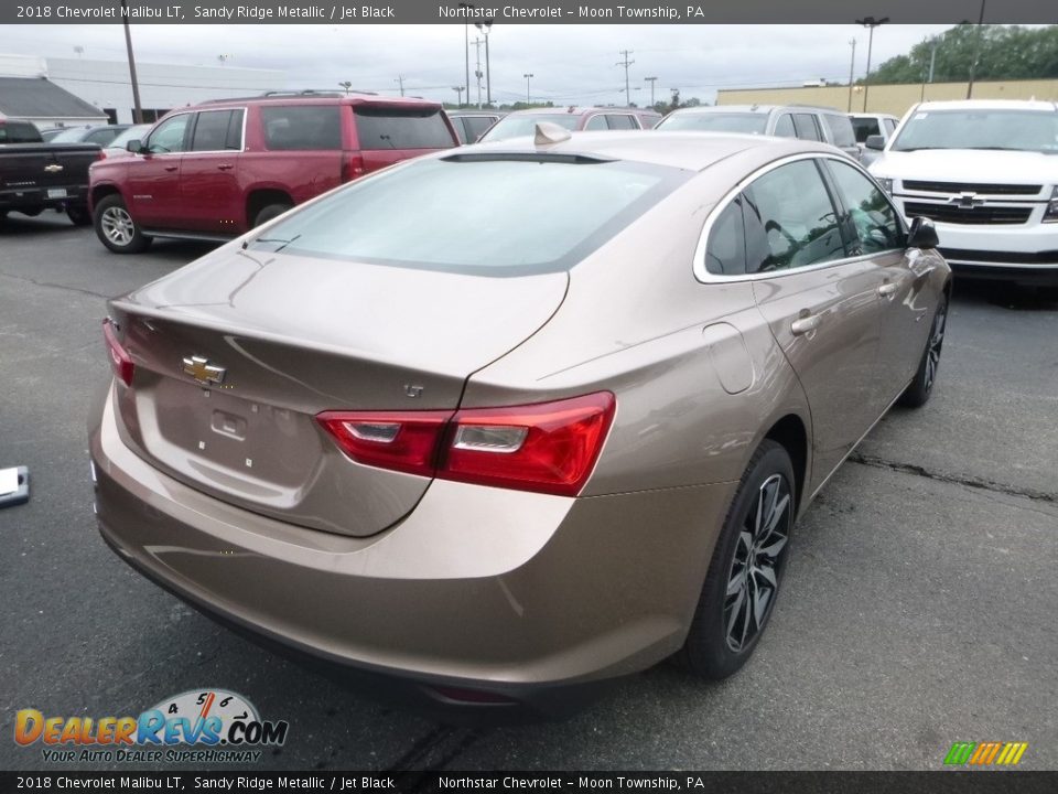 2018 Chevrolet Malibu LT Sandy Ridge Metallic / Jet Black Photo #5