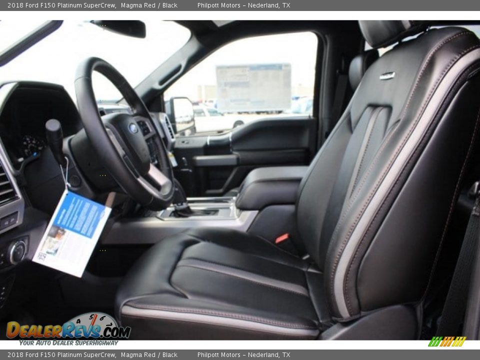 2018 Ford F150 Platinum SuperCrew Magma Red / Black Photo #13