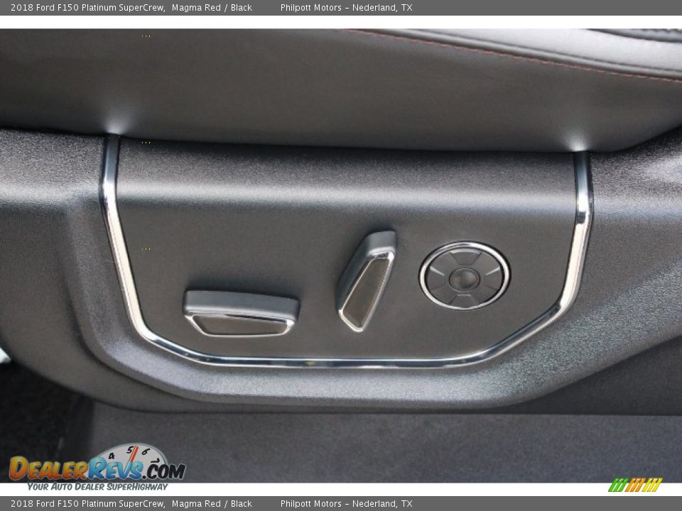 2018 Ford F150 Platinum SuperCrew Magma Red / Black Photo #14