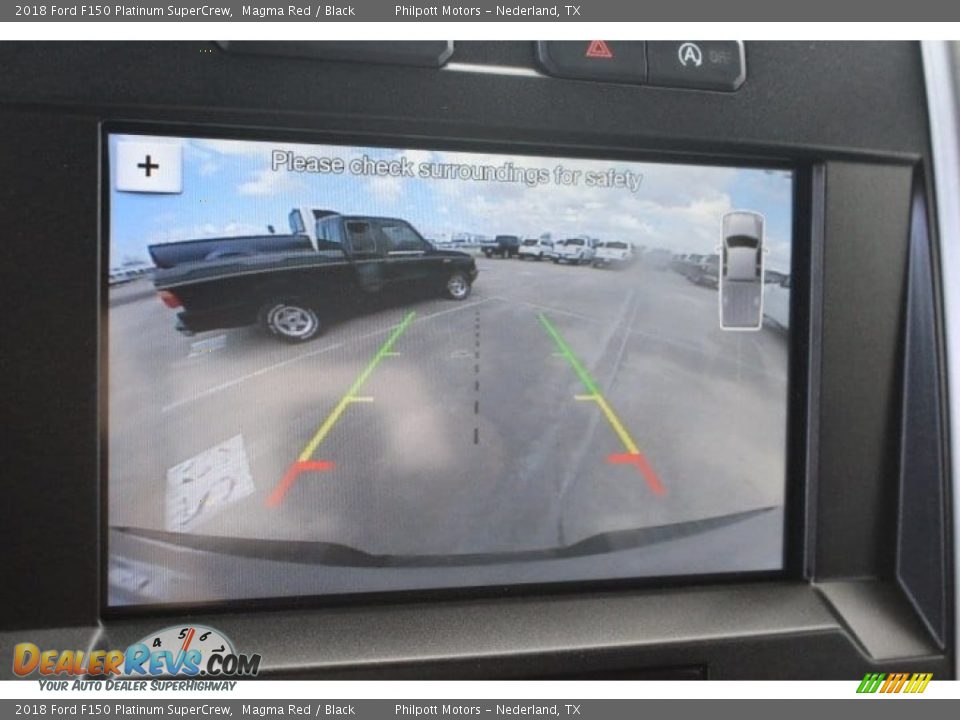2018 Ford F150 Platinum SuperCrew Magma Red / Black Photo #15