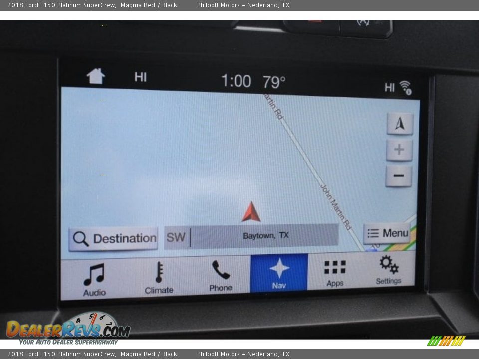 2018 Ford F150 Platinum SuperCrew Magma Red / Black Photo #16