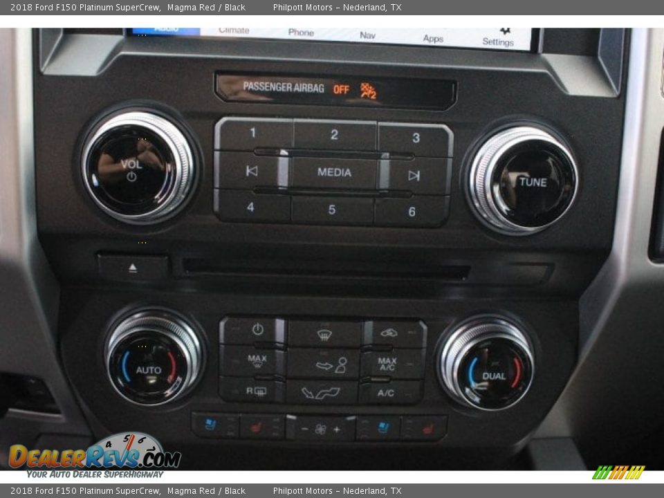 2018 Ford F150 Platinum SuperCrew Magma Red / Black Photo #18