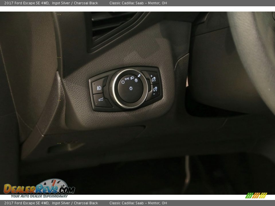 2017 Ford Escape SE 4WD Ingot Silver / Charcoal Black Photo #7