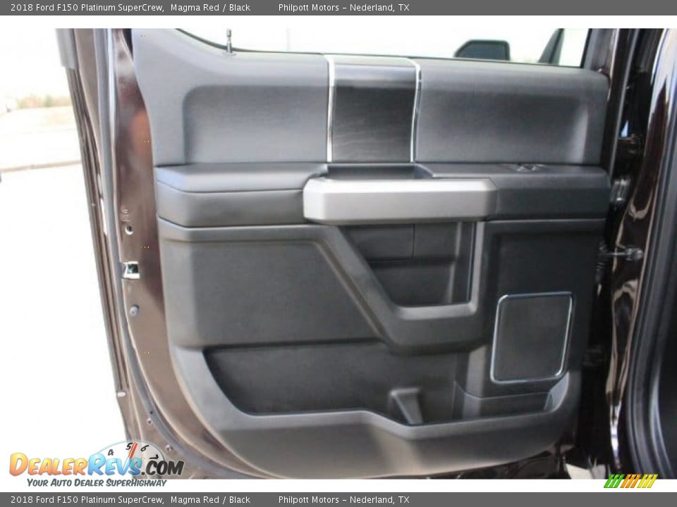2018 Ford F150 Platinum SuperCrew Magma Red / Black Photo #22
