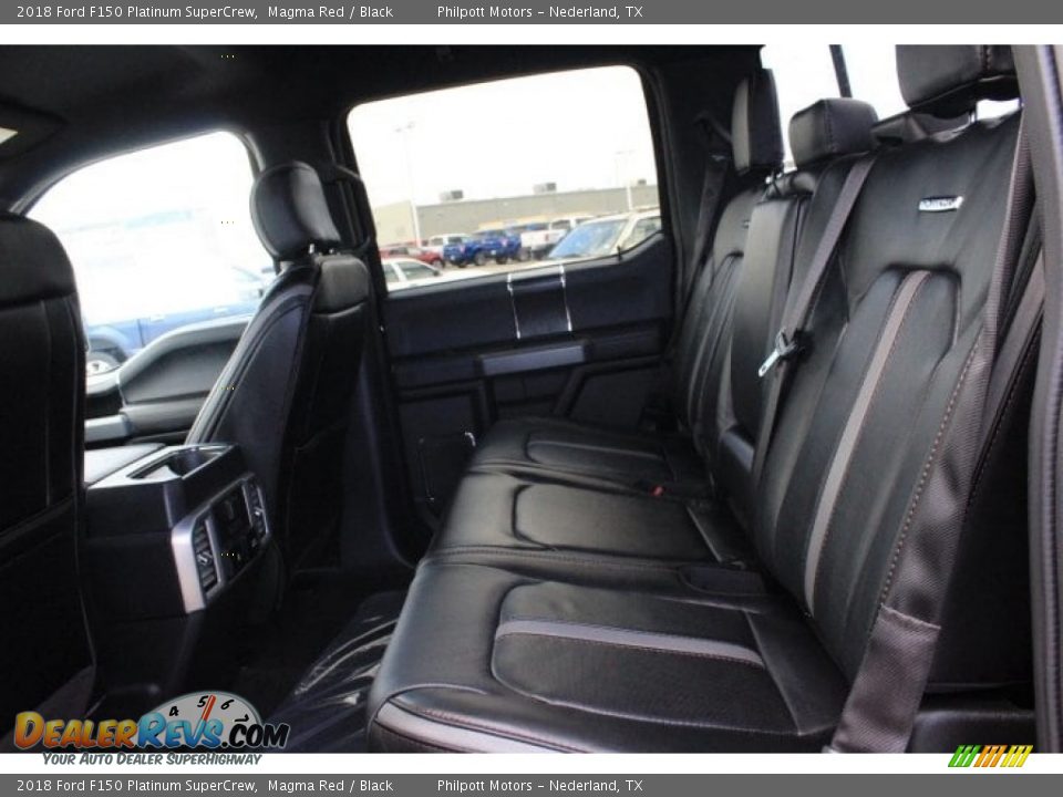 2018 Ford F150 Platinum SuperCrew Magma Red / Black Photo #23