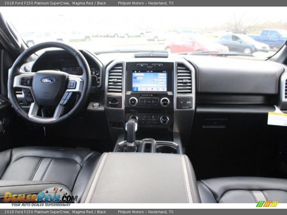 2018 Ford F150 Platinum SuperCrew Magma Red / Black Photo #24