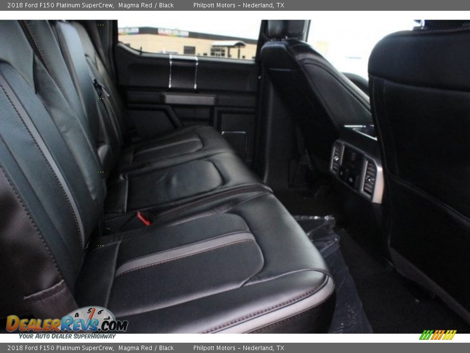 2018 Ford F150 Platinum SuperCrew Magma Red / Black Photo #28