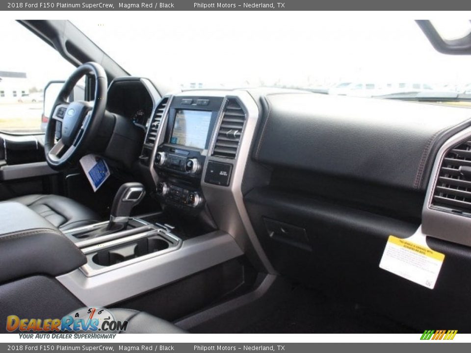 2018 Ford F150 Platinum SuperCrew Magma Red / Black Photo #30