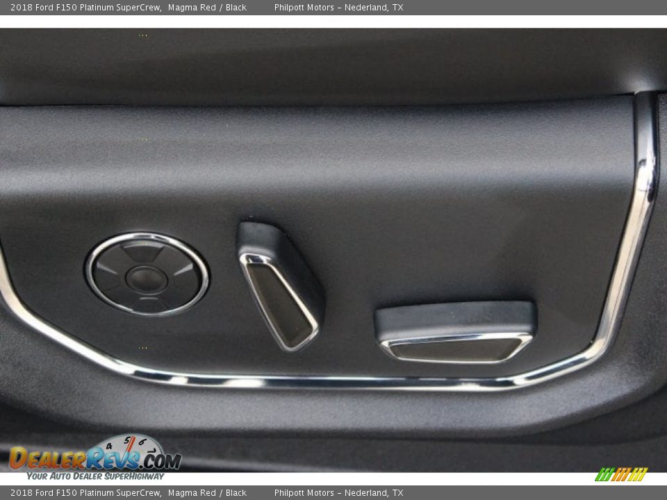 2018 Ford F150 Platinum SuperCrew Magma Red / Black Photo #32