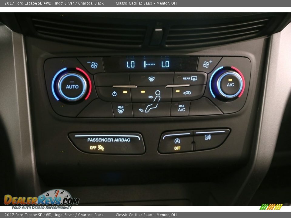 2017 Ford Escape SE 4WD Ingot Silver / Charcoal Black Photo #22