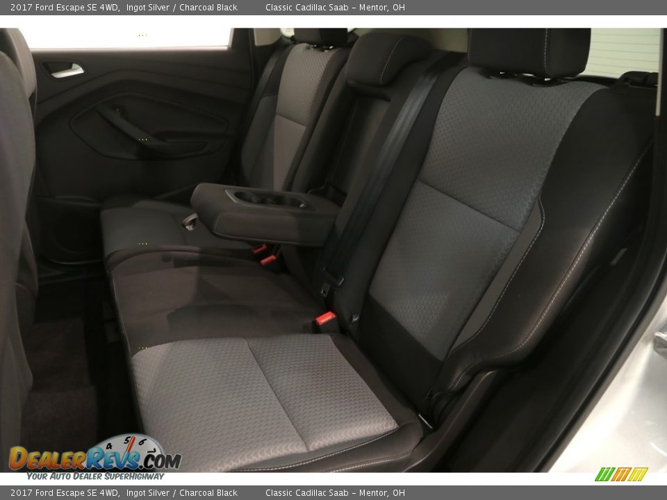 2017 Ford Escape SE 4WD Ingot Silver / Charcoal Black Photo #29