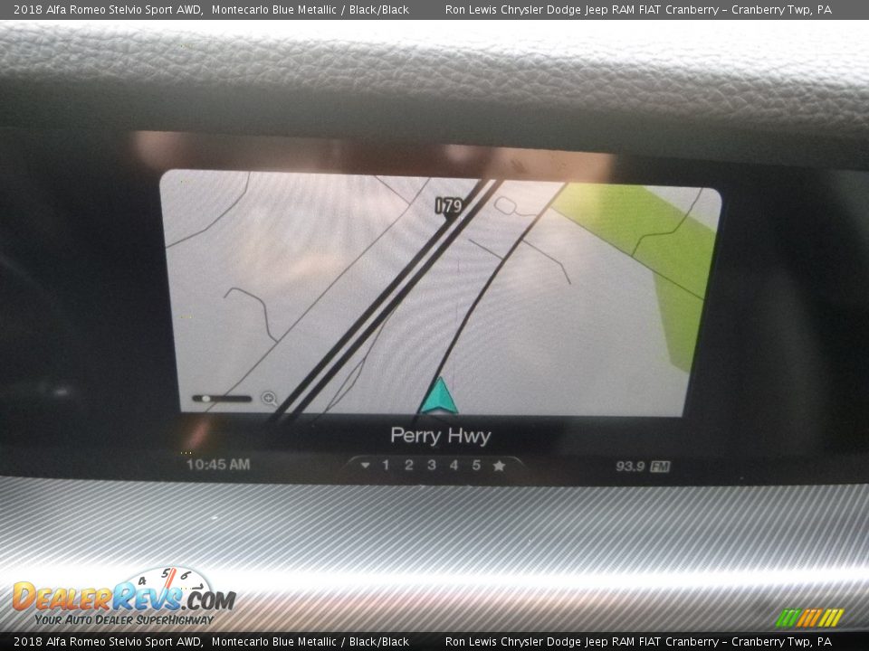 2018 Alfa Romeo Stelvio Sport AWD Montecarlo Blue Metallic / Black/Black Photo #24