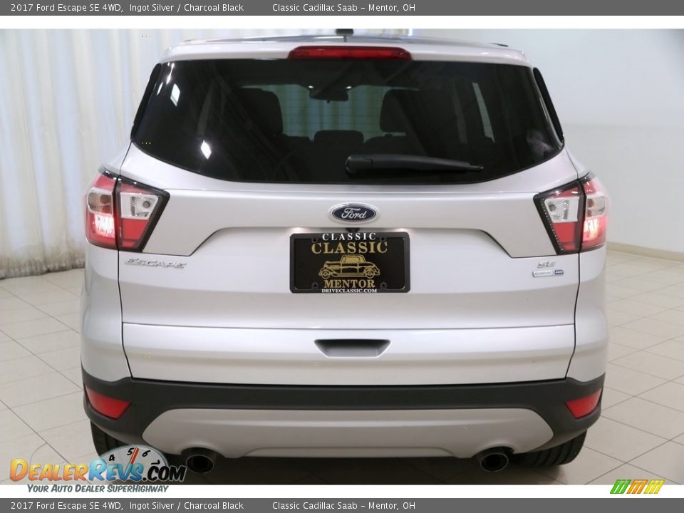 2017 Ford Escape SE 4WD Ingot Silver / Charcoal Black Photo #32