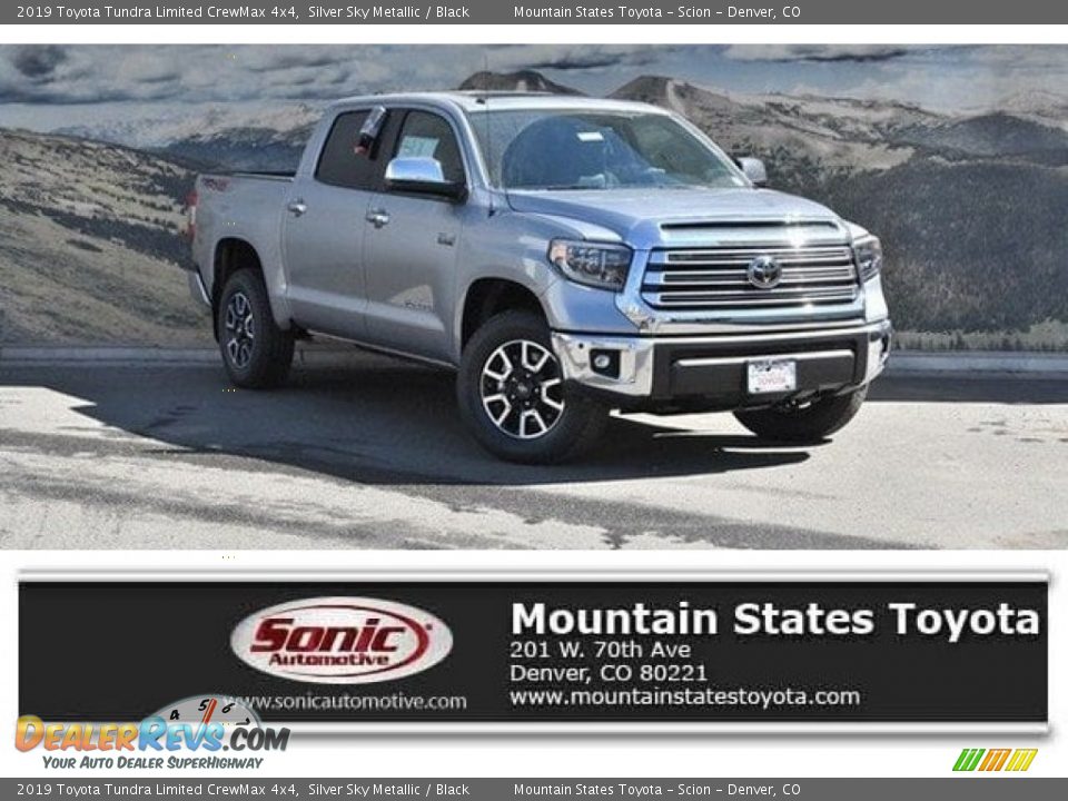 2019 Toyota Tundra Limited CrewMax 4x4 Silver Sky Metallic / Black Photo #1