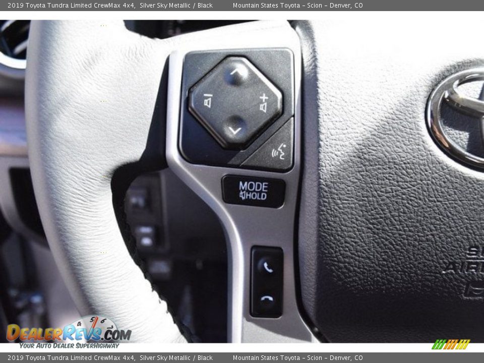 2019 Toyota Tundra Limited CrewMax 4x4 Silver Sky Metallic / Black Photo #26