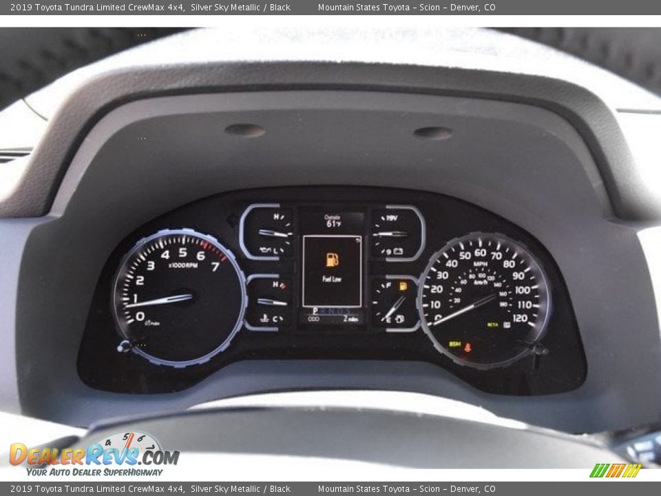 2019 Toyota Tundra Limited CrewMax 4x4 Silver Sky Metallic / Black Photo #28