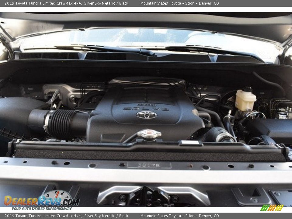 2019 Toyota Tundra Limited CrewMax 4x4 Silver Sky Metallic / Black Photo #31