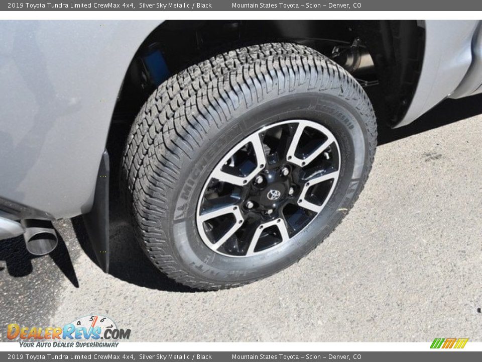 2019 Toyota Tundra Limited CrewMax 4x4 Silver Sky Metallic / Black Photo #34