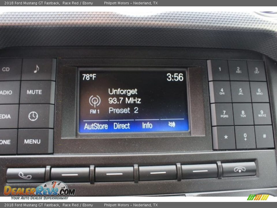 Controls of 2018 Ford Mustang GT Fastback Photo #16