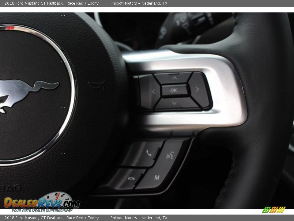 2018 Ford Mustang GT Fastback Steering Wheel Photo #18
