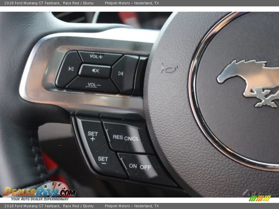 2018 Ford Mustang GT Fastback Steering Wheel Photo #19