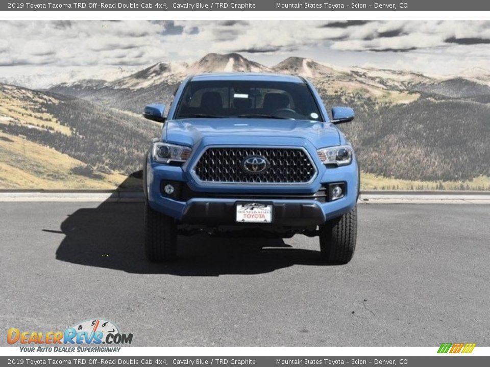 2019 Toyota Tacoma TRD Off-Road Double Cab 4x4 Cavalry Blue / TRD Graphite Photo #2