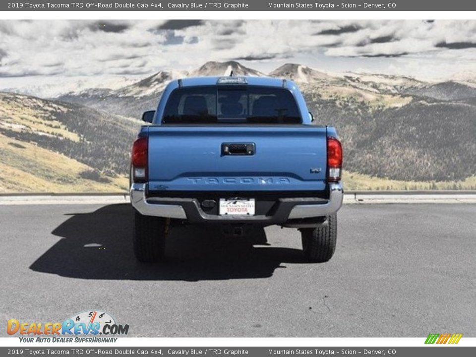 2019 Toyota Tacoma TRD Off-Road Double Cab 4x4 Cavalry Blue / TRD Graphite Photo #4