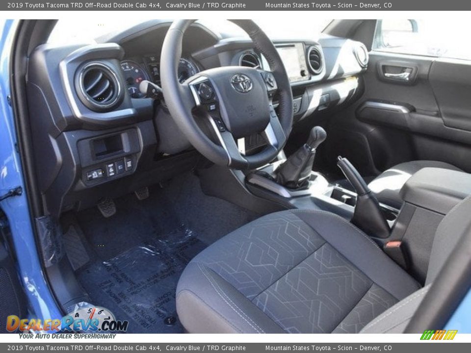 TRD Graphite Interior - 2019 Toyota Tacoma TRD Off-Road Double Cab 4x4 Photo #5