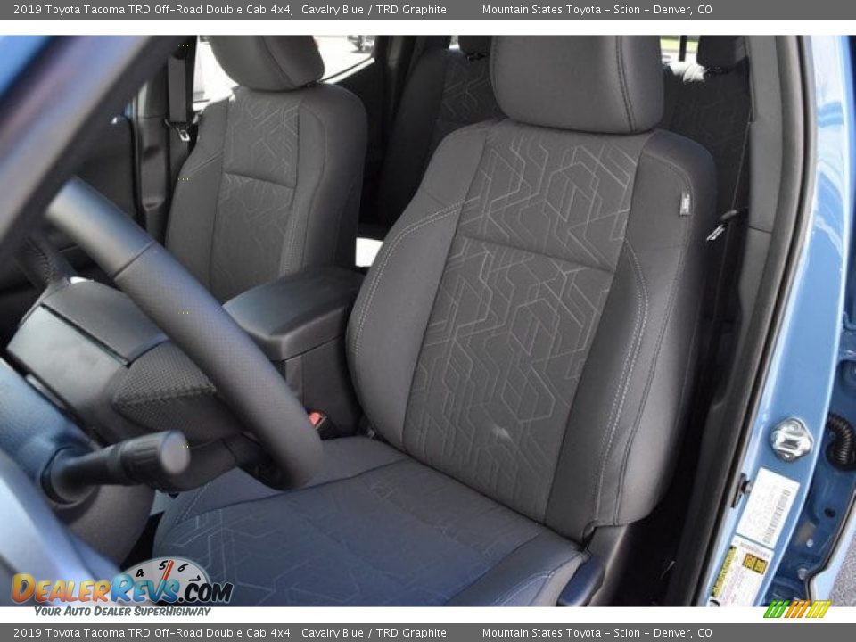 2019 Toyota Tacoma TRD Off-Road Double Cab 4x4 Cavalry Blue / TRD Graphite Photo #7