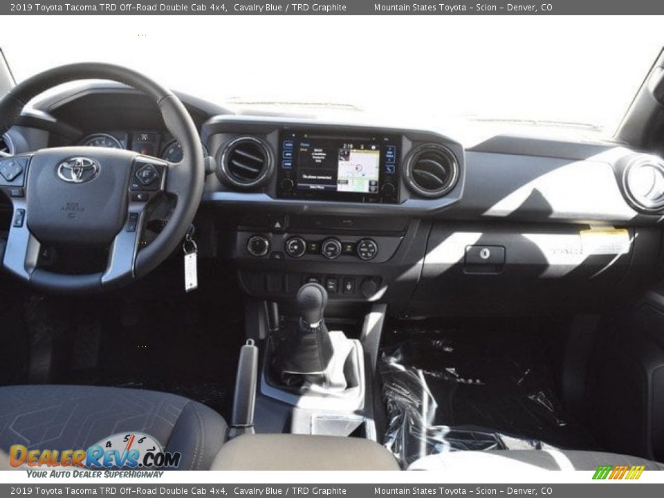2019 Toyota Tacoma TRD Off-Road Double Cab 4x4 Cavalry Blue / TRD Graphite Photo #8