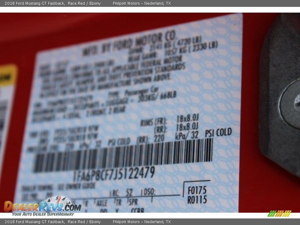 2018 Ford Mustang GT Fastback Race Red / Ebony Photo #28