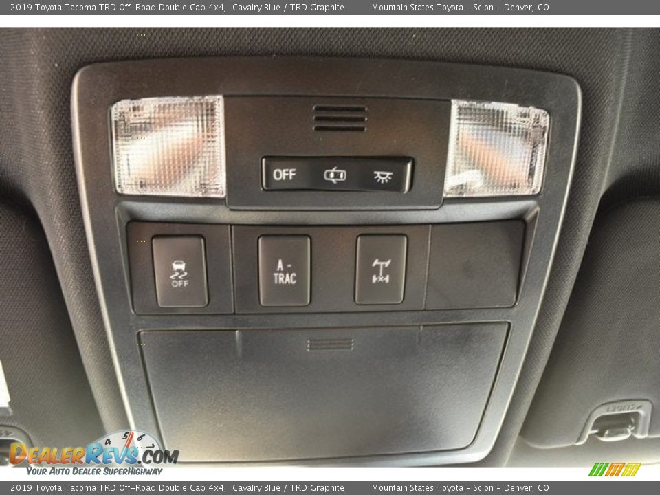 2019 Toyota Tacoma TRD Off-Road Double Cab 4x4 Cavalry Blue / TRD Graphite Photo #9