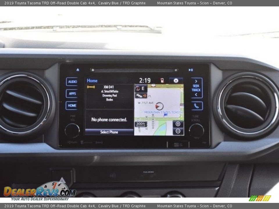 2019 Toyota Tacoma TRD Off-Road Double Cab 4x4 Cavalry Blue / TRD Graphite Photo #10