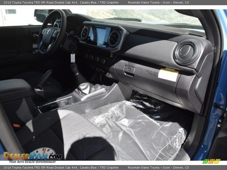 2019 Toyota Tacoma TRD Off-Road Double Cab 4x4 Cavalry Blue / TRD Graphite Photo #11