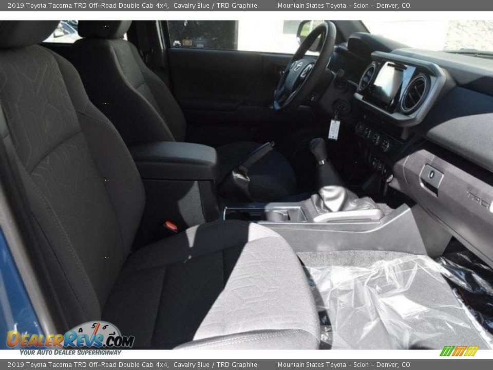 2019 Toyota Tacoma TRD Off-Road Double Cab 4x4 Cavalry Blue / TRD Graphite Photo #12