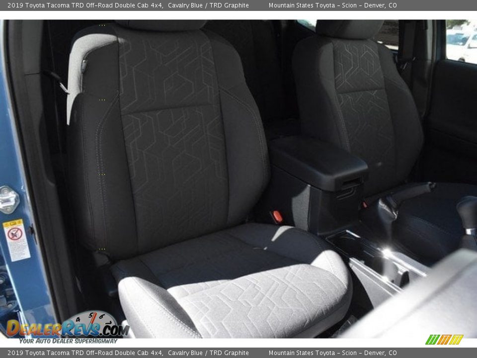 2019 Toyota Tacoma TRD Off-Road Double Cab 4x4 Cavalry Blue / TRD Graphite Photo #13