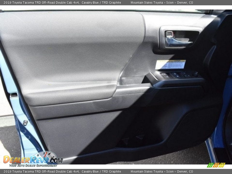 2019 Toyota Tacoma TRD Off-Road Double Cab 4x4 Cavalry Blue / TRD Graphite Photo #20