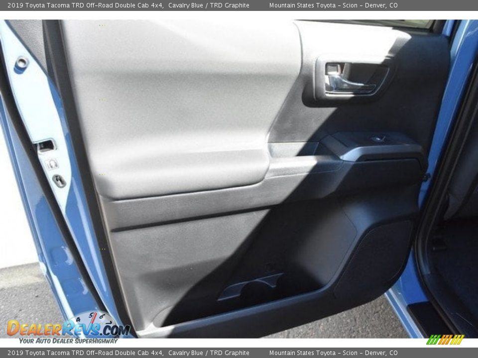 2019 Toyota Tacoma TRD Off-Road Double Cab 4x4 Cavalry Blue / TRD Graphite Photo #21