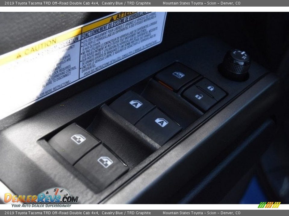 2019 Toyota Tacoma TRD Off-Road Double Cab 4x4 Cavalry Blue / TRD Graphite Photo #24